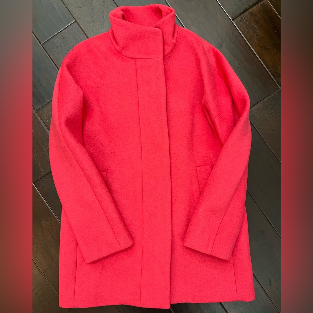 J. Crew women’s coral walking coat